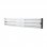 Kimex Support de sol inclinable à visser pour 2 téléviseurs 43"-49" Hauteur 240 cm VESA 400 x 400 Max. 50Kg