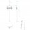 Supporto Kimex da Pavimento/Soffitto Inclinabile per TV 32''-75'' Altezza 240cm VESA 600x400 Max. 30Kg
