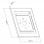 Étui Kimex blanc pour tablette iPad Pro 12,9" génération 3