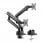 Supporto da tavolo Kimex Full Motion per 2 monitor 13"-32" VESA 100x100 max. 8Kg
