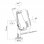 Kimex Support de table/mur universel pour tablette 7,9"-10,5"