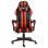 VidaXL Silla Gaming Couro Sintético Preto/Vermelho