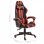 VidaXL Silla Gaming Couro Sintético Preto/Vermelho