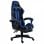 VidaXL Silla Gaming com Repouso para pés Couro Sintético Preto/Azul
