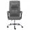 VidaXL chaise de bureau de massage cuir synthétique gris anthracite