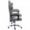 VidaXL chaise de bureau de massage cuir synthétique gris anthracite