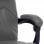 VidaXL chaise de bureau de massage cuir synthétique gris anthracite
