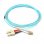 Kimex Cable de Fibra Óptica Dúplex 2mm OM3 SC/LC Agua 3m