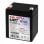 Batteria AGM Ricaricabile Salicru UBT 12/4.5 4.5Ah per UPS