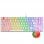 Mars Gaming MK80 Teclado Mecânico Branco FRGB Switch Castanho Layout PT