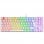 Mars Gaming MK80 Teclado Mecánico Blanco FRGB Switch Azul Layout Español