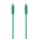Cabo de Rede Aisens A145-0577 RJ45 Cat6a 25cm Verde UTP LSZH