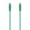 Cavo di rete Aisens A145-0577 Cat6a RJ45 UTP 0,25m Verde LSZH