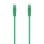 Cavo di rete Aisens A145-0577 Cat6a RJ45 UTP 0,25m Verde LSZH
