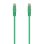 Cavo di rete Aisens A145-0578 RJ45 Cat 6A 30cm Verde UTP LSZH