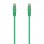 Aisens A145-0578 Cavo di rete RJ45 UTP Cat 6A 30 cm Verde