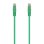 Cavo di rete Aisens A145-0578 RJ45 Cat 6A 30cm Verde UTP LSZH