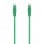 Cavo di rete Aisens A145-0580 RJ45 UTP Cat 6A 1m Verde