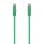 Aisens A145-0582 Cavo di rete RJ45 UTP Cat 6A 2m Verde