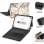 Custodia con tastiera Bluetooth Subblim Keytab Pro in marmo bianco per tablet da 9,6-11".