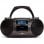 Aiwa Boombox BBTC-660DABBK CD-Player Bluetooth/USB/MP3/Kassetten grau