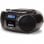 Aiwa Boombox BBTC-660DABBK CD-Player Bluetooth/USB/MP3/Kassetten grau