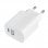 Leotec Cargador de Pared Doble USB-C PD/USB 2.0 20W Blanco