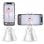 Leotec 360 Selfie Base Rotatoria Sem Fios Branca para Smartphone