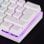 Mars Gaming MK60 Teclado Mecánico Blanco FRGB Switch Marrón Layout Italiano