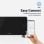 Universal Blue Cala Conta 5015B Panel Calefactor de Cristal Negro WiFi 1500W
