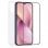 Custodia Muvit for Change per Apple iPhone 14 Pro Max + protezione in vetro temperato piatto con cornice nera