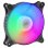 Mars Gaming MFDUO Kit 2 Ventoinhas FRGB Rainbow 120mm Pretas
