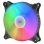 Mars Gaming MFDUO Kit 2 Ventoinhas FRGB Rainbow 120mm Pretas