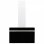VidaXL Hotte décorative 60 cm C Acier inoxydable/Verre trempé Noir