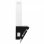 VidaXL Hotte décorative 60 cm C Acier inoxydable/Verre trempé Noir