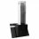 VidaXL Hotte décorative 60 cm C Acier inoxydable/Verre trempé Noir