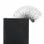 VidaXL Hotte décorative 90 cm D Inox/Noir
