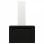 Cappa Decorativa VidaXL 60 cm C Acciaio Inossidabile/Vetro Nero