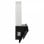 Cappa Decorativa VidaXL 60 cm C Acciaio Inossidabile/Vetro Nero