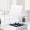 Campana decorativa VidaXL 60 cm in acciaio inossidabile/vetro temperato bianco