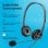Auriculares HP G2 com fio USB-A para Escritório com Cancelamento de Ruído e Microfone Pretos