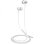 Auriculares Celly UP500 con cable redondo, micrófono integrado y control remoto, blancos