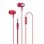 Celly UP500 Auriculares Intrauditivos Rojos