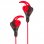 Cuffie da gioco Celly CyberWired nere/rosse