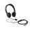 Auriculares Kensington con cable, cancelación de ruido, micrófono boom y control volumen Negro