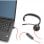 Cuffie mono Poly Blackwire 3310 con microfono USB Nero
