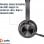 Cuffie USB-C wireless Poly Voyager Focus 2 UC con cancellazione attiva del rumore