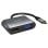Adaptador USB-C a VGA/HDMI 4K Aisens 15cm Gris