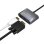 Adaptador USB-C a VGA/HDMI 4K Aisens 15cm Gris