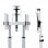 TooQ Partenón FS20300M-B Soporte de Suelo para TV 60"-100" VESA 1000x600 Máx 100Kg